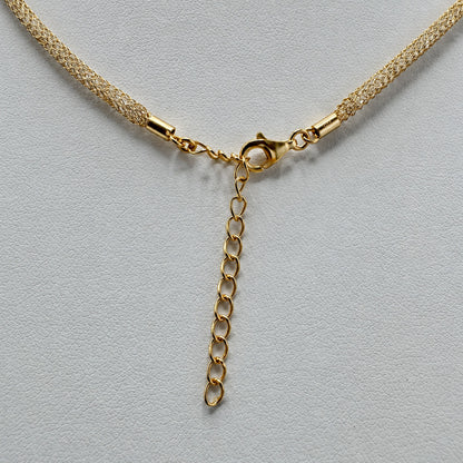南洋白蝶真珠 パヴェドーム ジルコニア クリスタルメッシュ ペンダントネックレス 約12–13mm 45cm＋5cm SV925 5